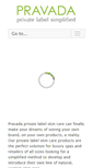Mobile Screenshot of pravadaprivatelabel.com